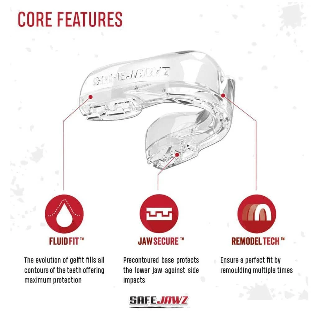 SafeJawz Intro Mouth Guard Clear - Image 2