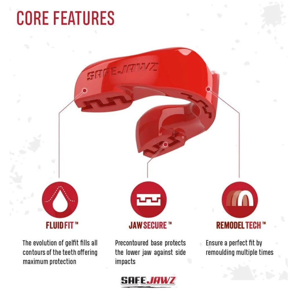 SafeJawz Intro Mouth Guard Red - Image 2