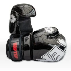 TOP TEN Glossy Block Pointfighter Gloves Black/White