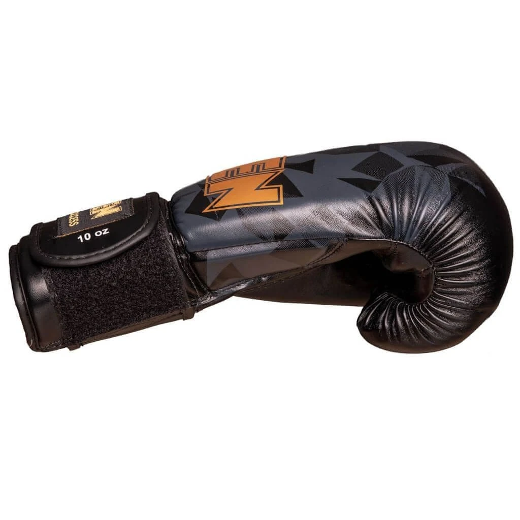 TOP TEN PRISM Boxing Gloves Black/Gold - Image 3