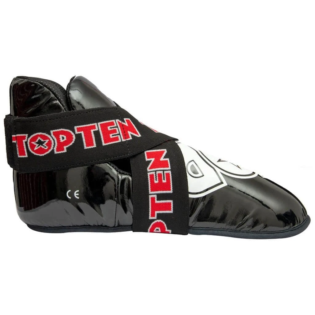 TOP TEN Superlight Glossy Kicks Black/White - Image 2