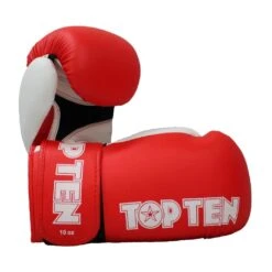 TOP TEN XLP Boxing Gloves Red/White